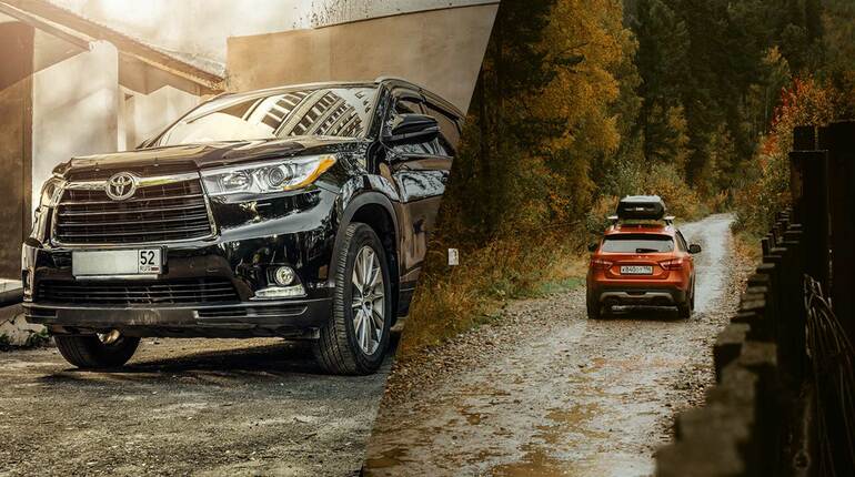 Roof box for toyota highlander